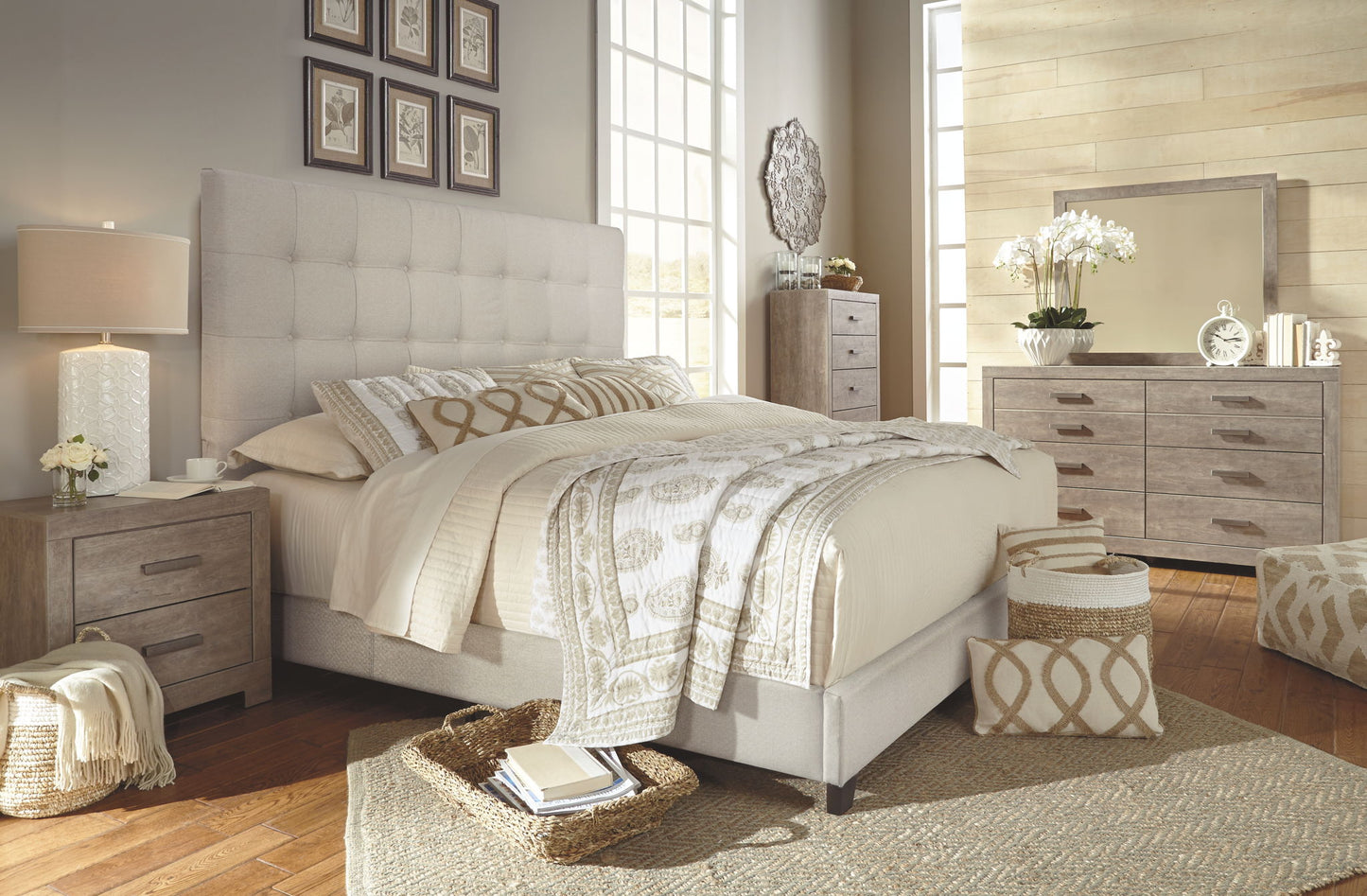 Dolante - Upholstered Bed - Hornell Furniture Outlet