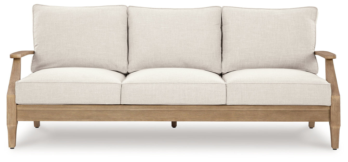 Carter Hall - Beige - Sofa With Cushion - Hornell Furniture Outlet