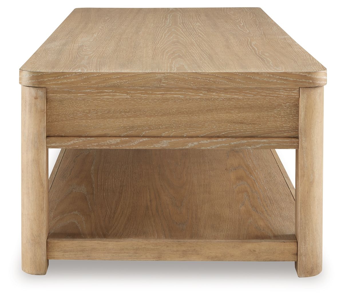 Rencott - Light Brown - Rectangular Cocktail Table - Hornell Furniture Outlet