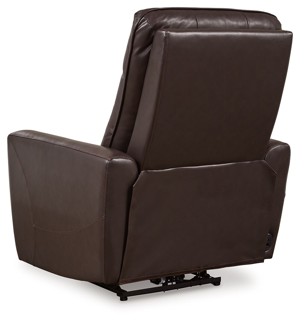 Pisgham - Power Recliner With Adj Headrest - Hornell Furniture Outlet