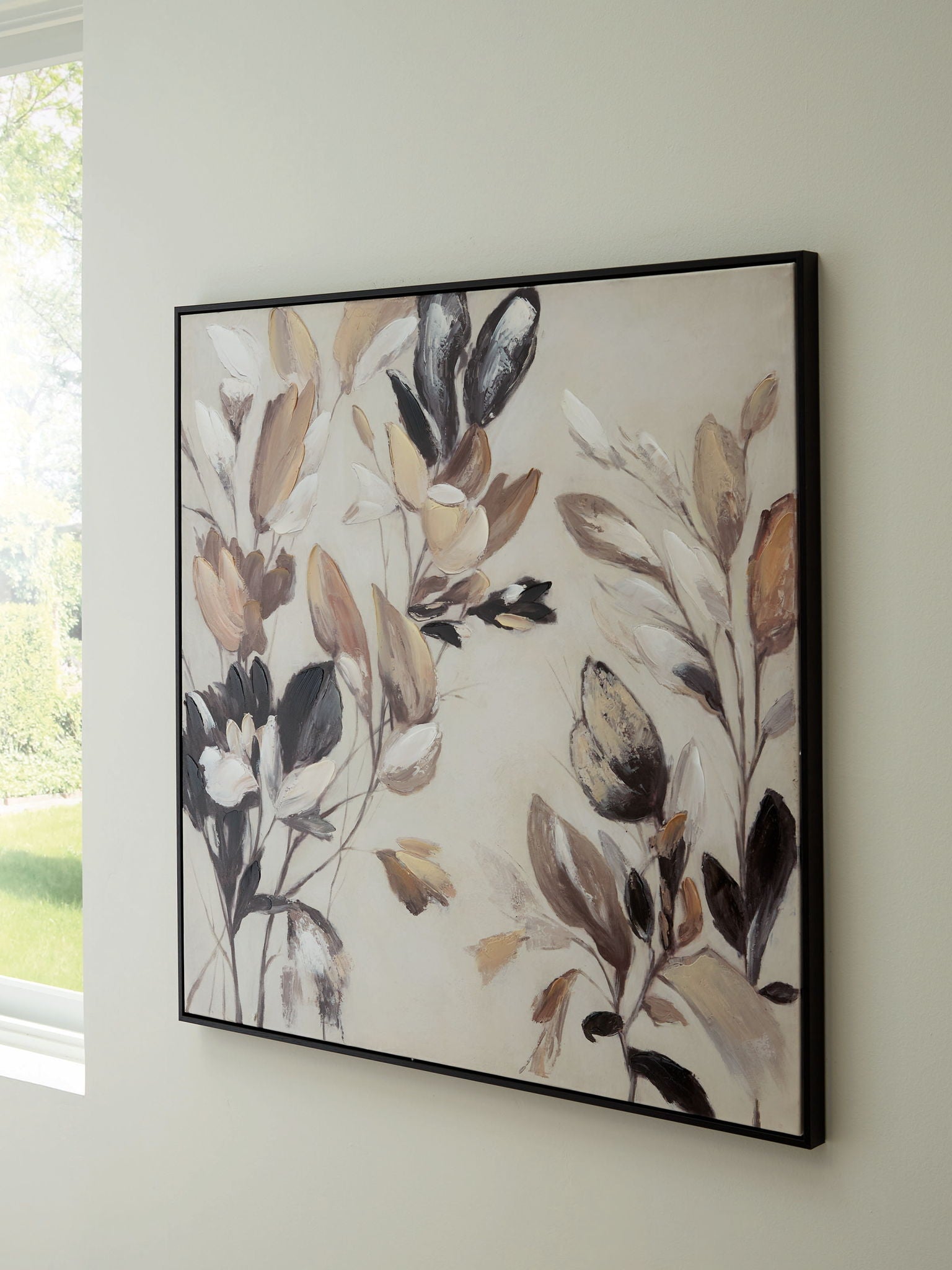 Trulow - Tan / Brown / Black - Wall Art - Hornell Furniture Outlet