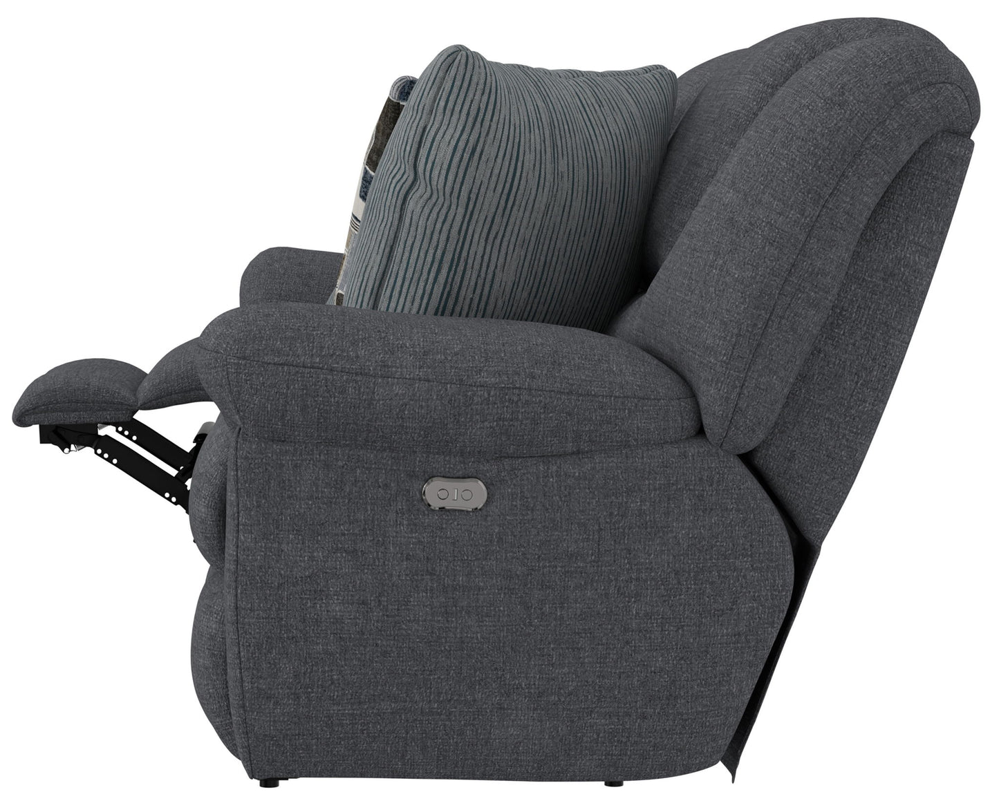 Trifecta - Sofa With 3 Recliners and Drop Down Table - Hornell Furniture Outlet
