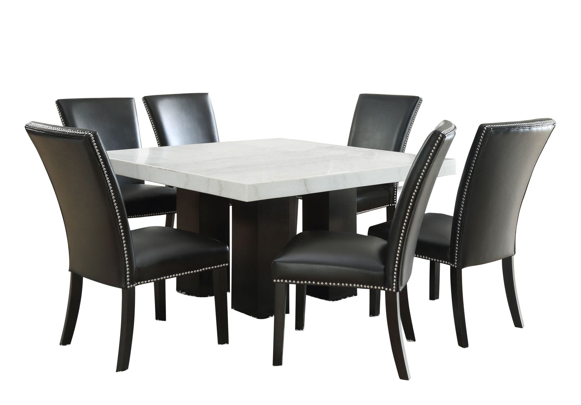 Camila - Square Dining Set - White Top - Hornell Furniture Outlet