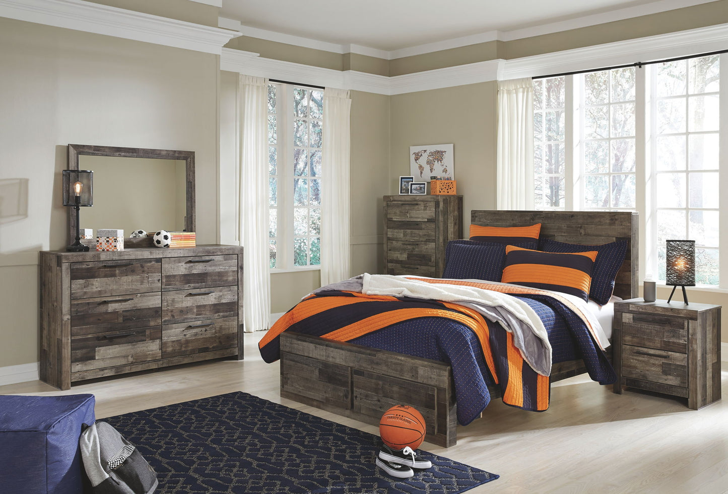 Derekson - Youth Panel Bedroom Set - Hornell Furniture Outlet