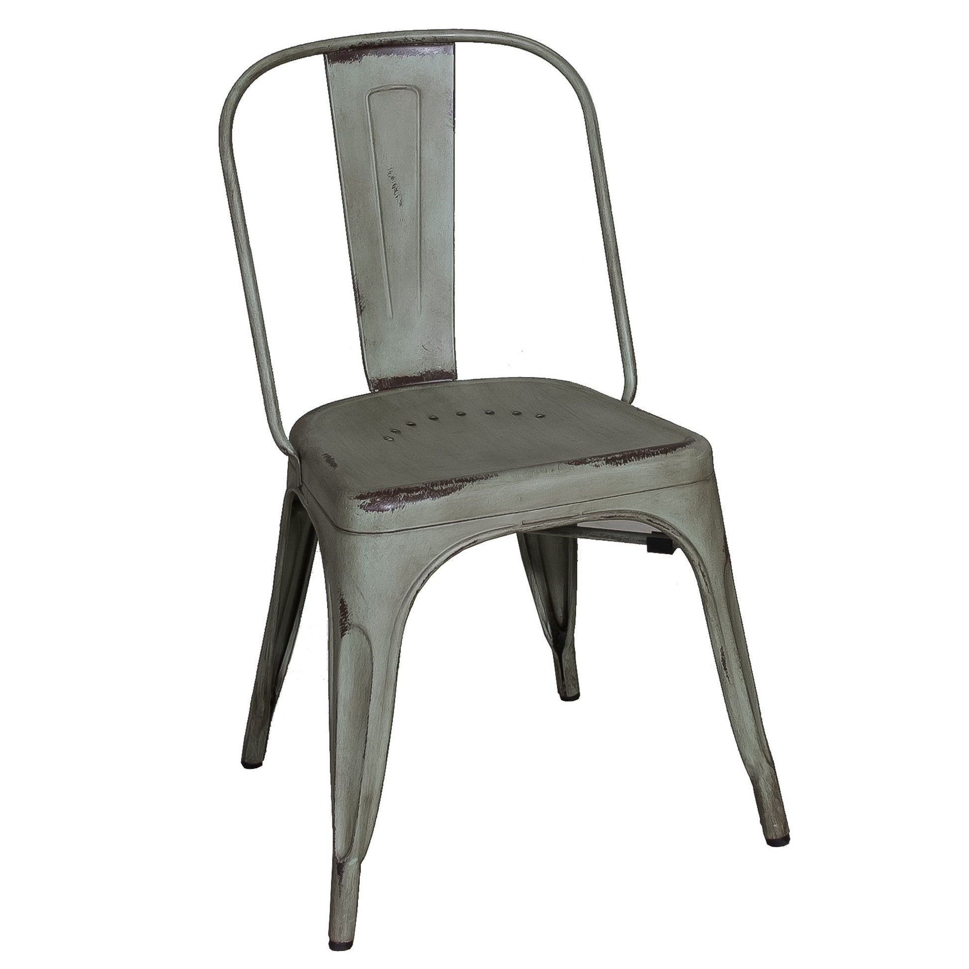 Vintage Series - Bow Back Side Chair - Green - Hornell Furniture Outlet