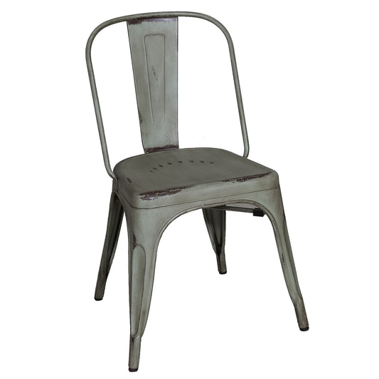 Vintage Series - Bow Back Side Chair - Green - Hornell Furniture Outlet