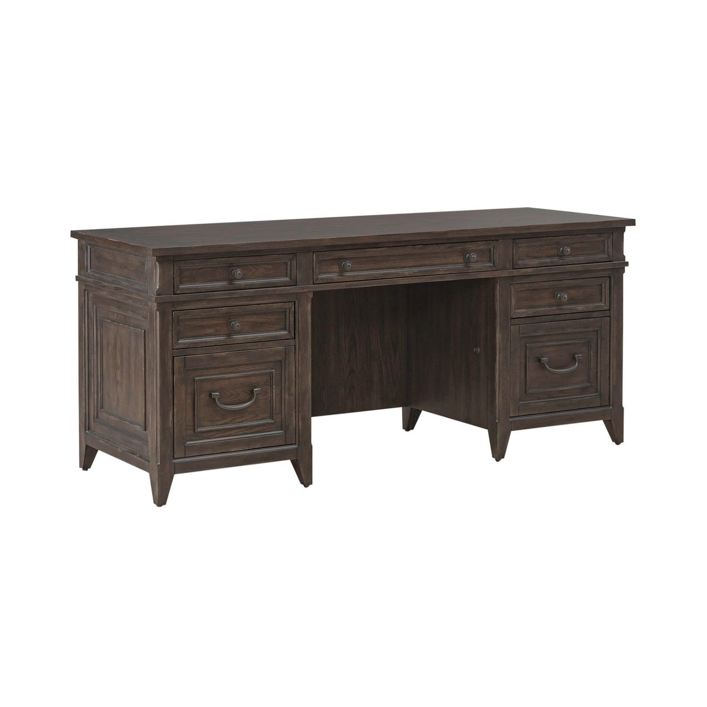 Paradise Valley - Executive Credenza - Brown - Hornell Furniture Outlet