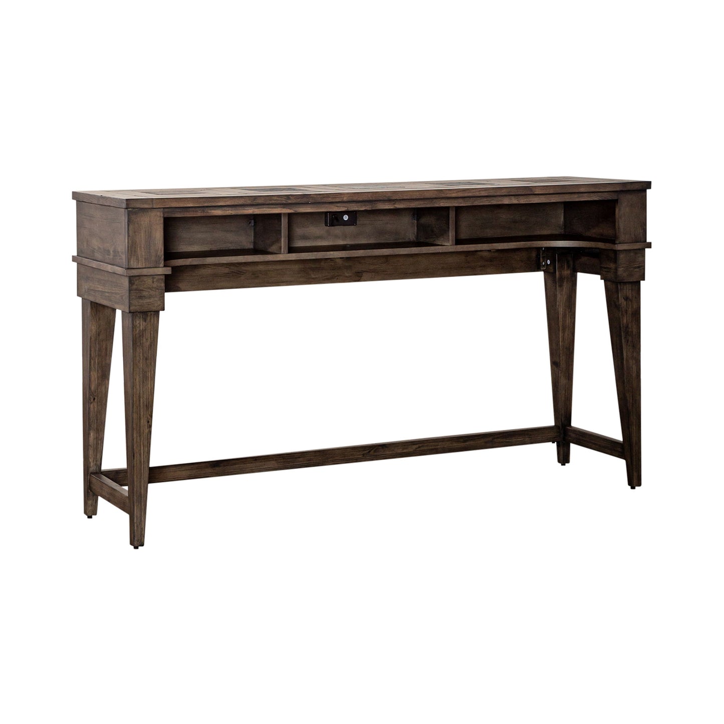 Arrowcreek - Console Bar Table - Dark Brown - Hornell Furniture Outlet