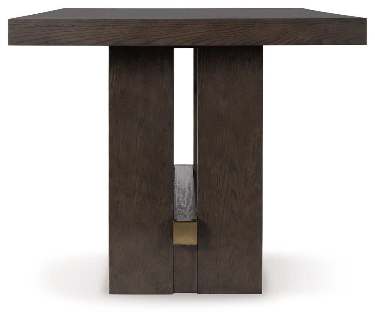 Burkhaus - Dark Brown - Rectangular Dining Room Counter Table - Hornell Furniture Outlet