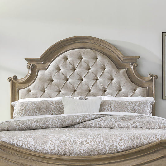 Magnolia Manor - Uph Panel Headboard - Hornell Furniture Outlet