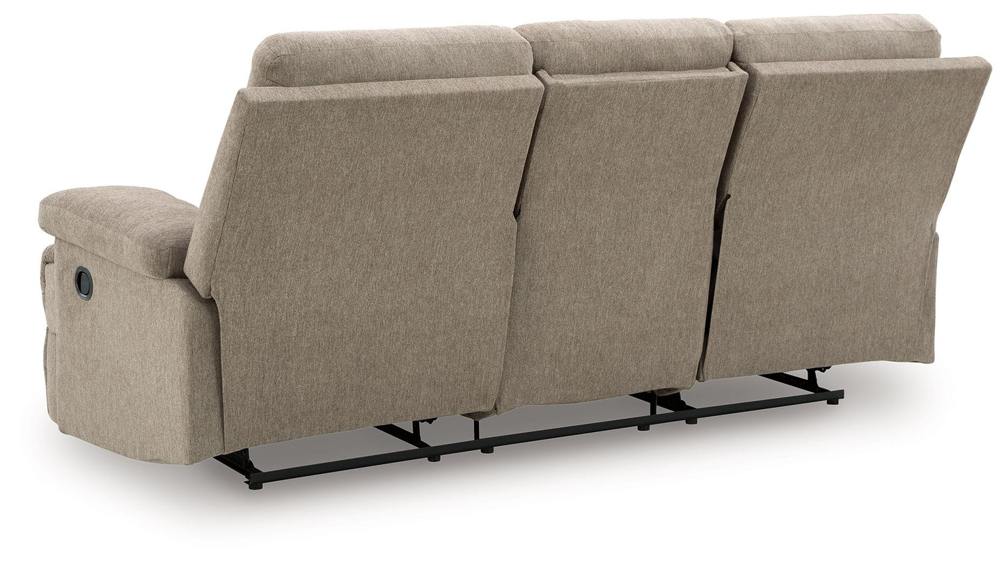 Side - Swipe - Reclining Sofa With Drop Down Table - Hornell Furniture Outlet