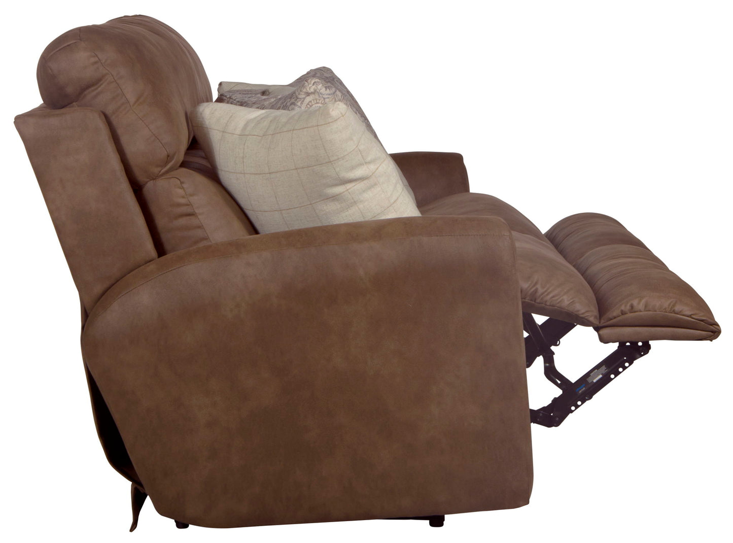 Justine - Lay Flat Reclining Sofa - Burlap - Hornell Furniture Outlet