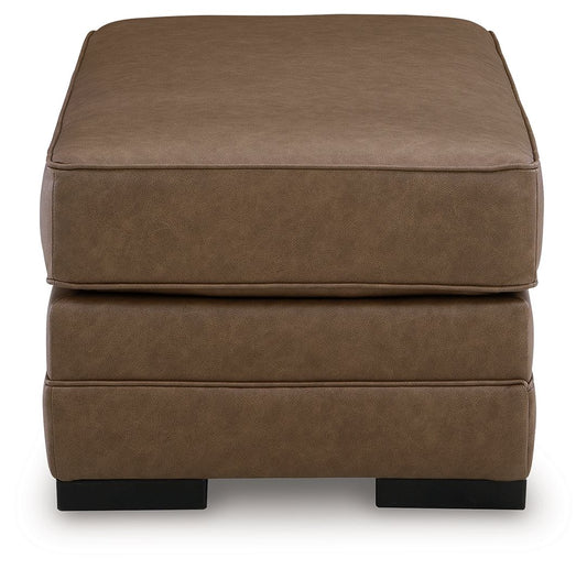 VillaCourt - Caramel - Ottoman - Hornell Furniture Outlet