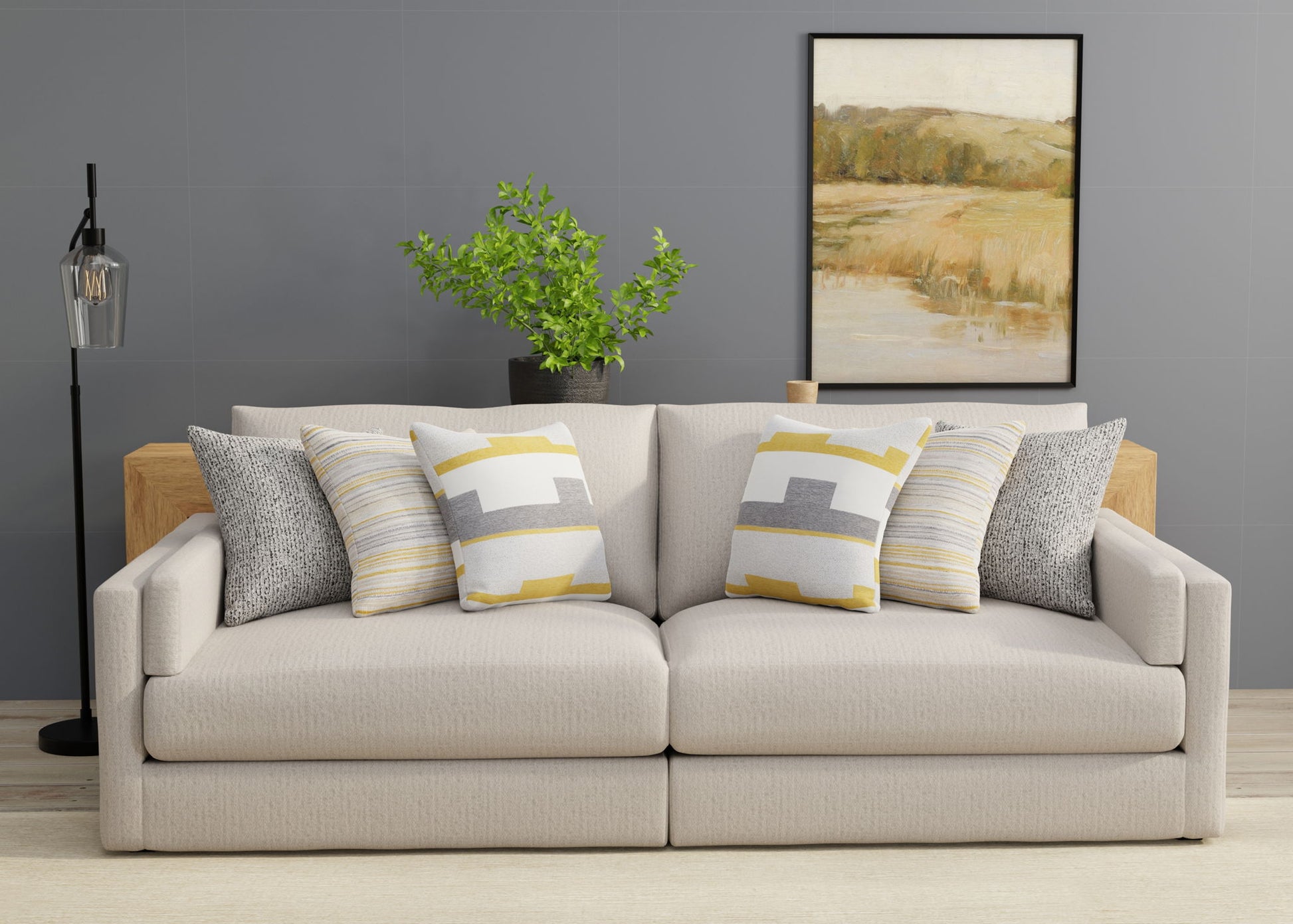 Trevor - 2 Piece Extra Deep Oversized Sofa - Hornell Furniture Outlet