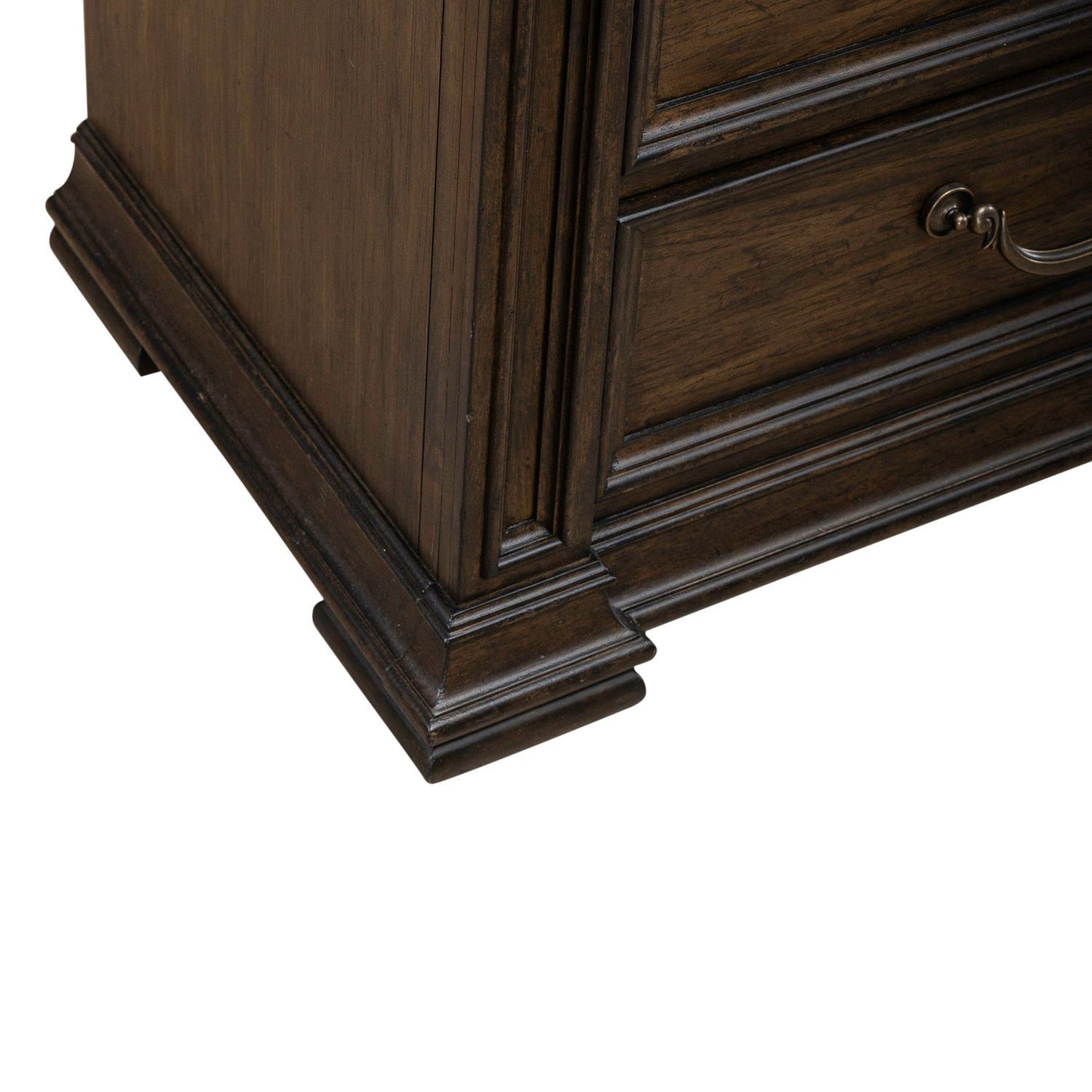 Provence Park - Nightstand With Charging Station - Brown - Hornell Furniture Outlet