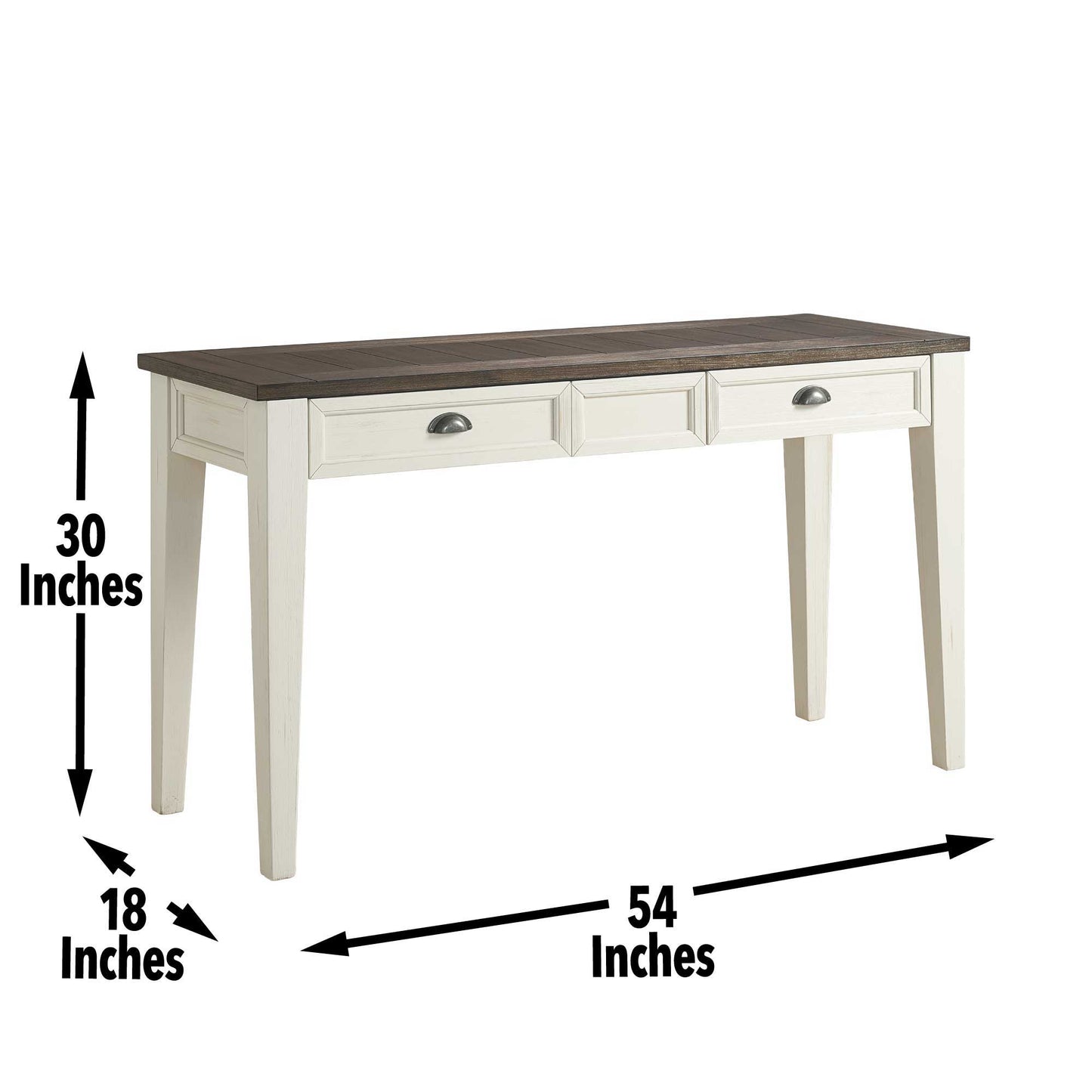 Cayla - Sofa Table - Dark Oak - Hornell Furniture Outlet