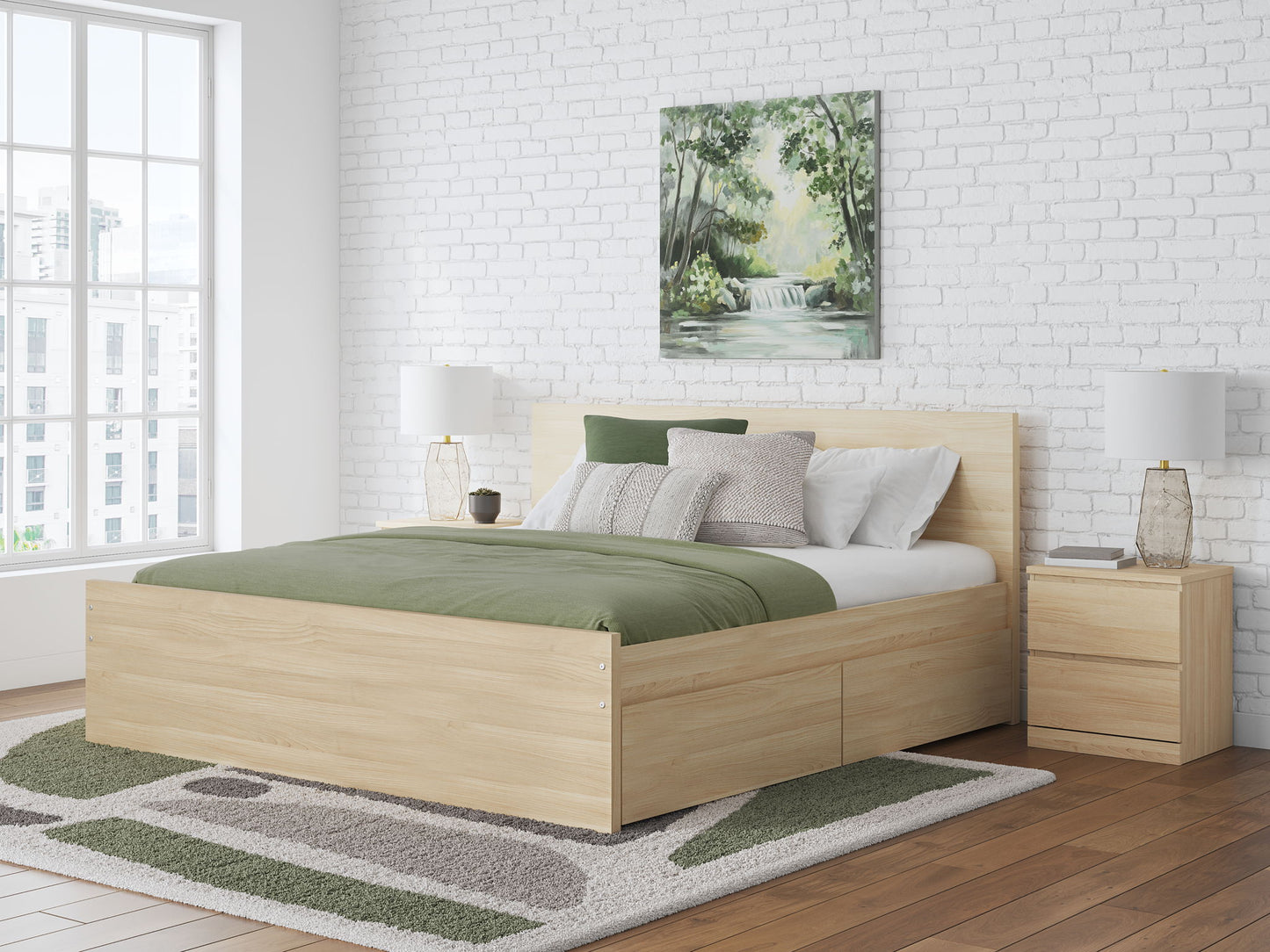 Onita - Panel Platform Bed - Hornell Furniture Outlet
