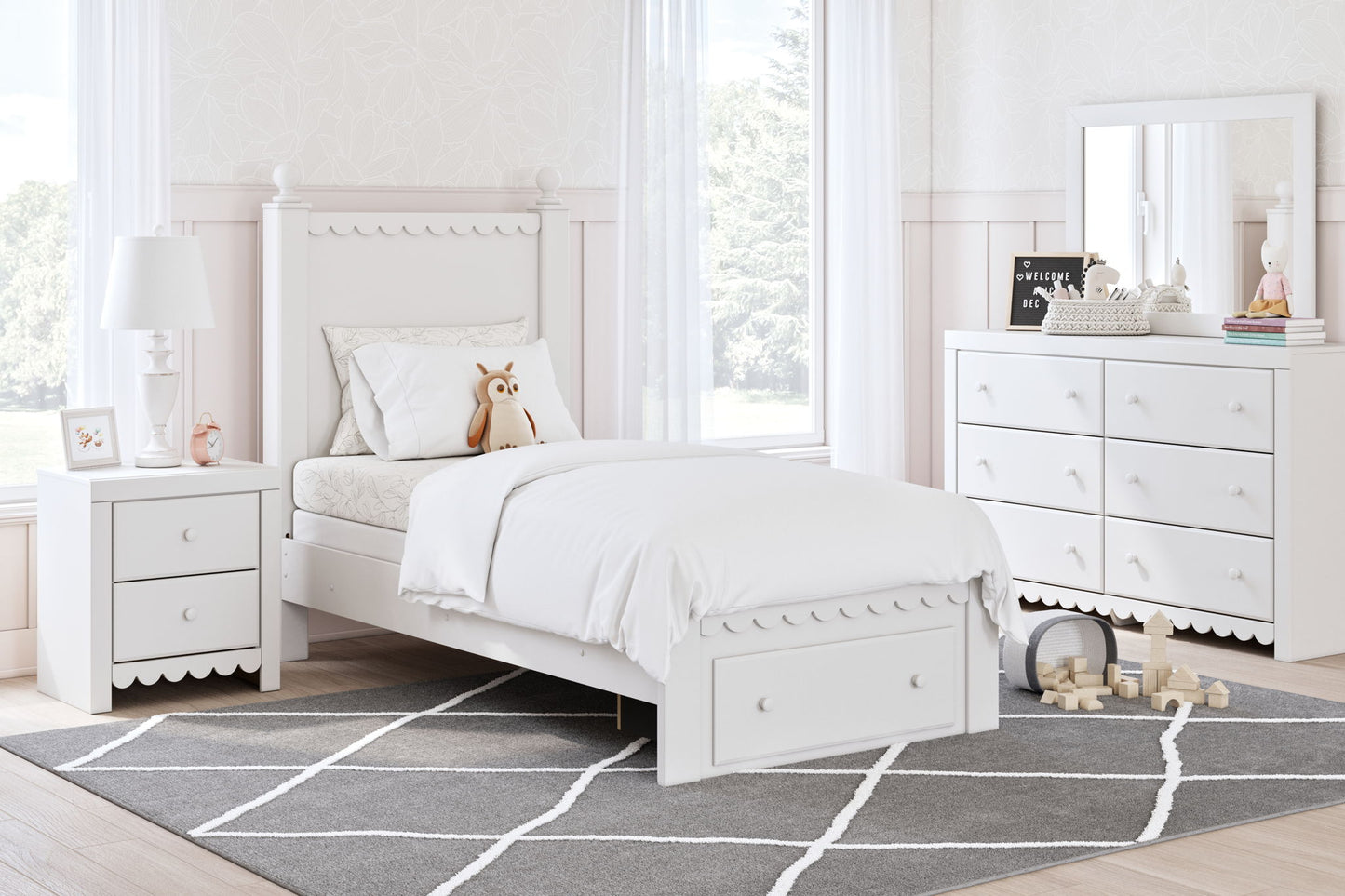 Mollviney - Panel Storage Bed - Hornell Furniture Outlet