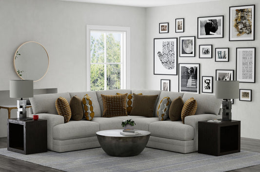 Tori - Sectional With Comfort Coil Seating And Accent Pillows Included - Hornell Furniture Outlet