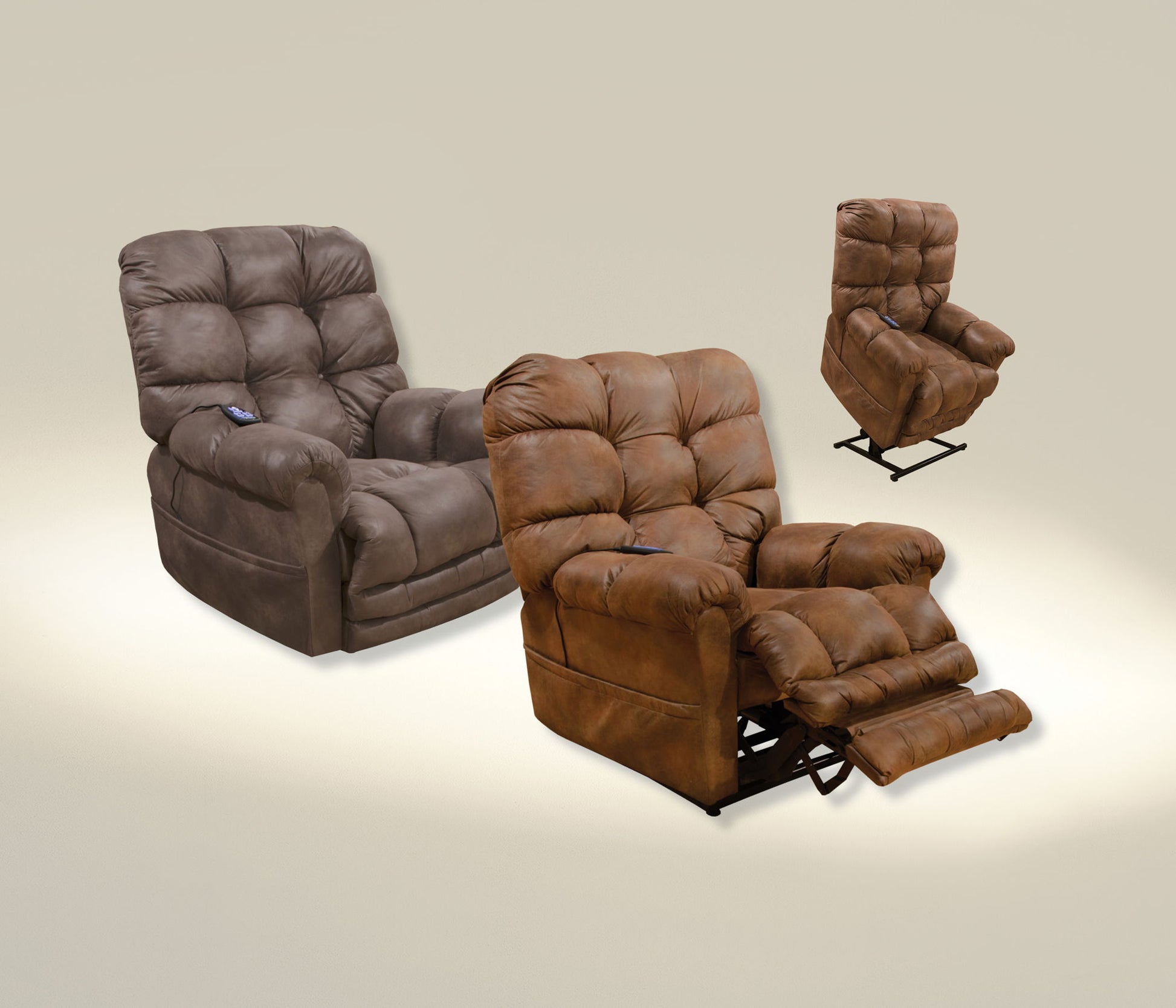 Oliver - Power Lift Recliner With Dual Motor & Extended Ottoman - Hornell Furniture Outlet