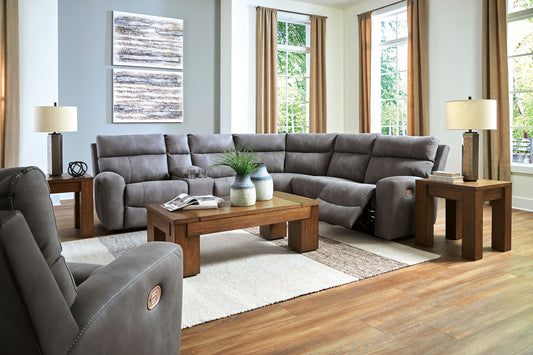 Next - gen Durapella - Power Reclinering Sectional Set - Hornell Furniture Outlet