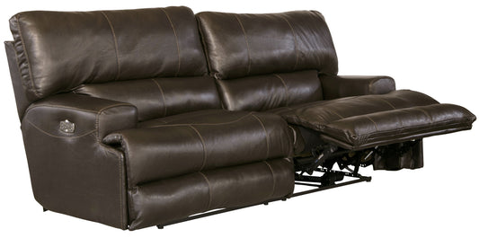 Wembley - Power Headrest With Lumbar Lay Flat Reclining Sofa - Hornell Furniture Outlet