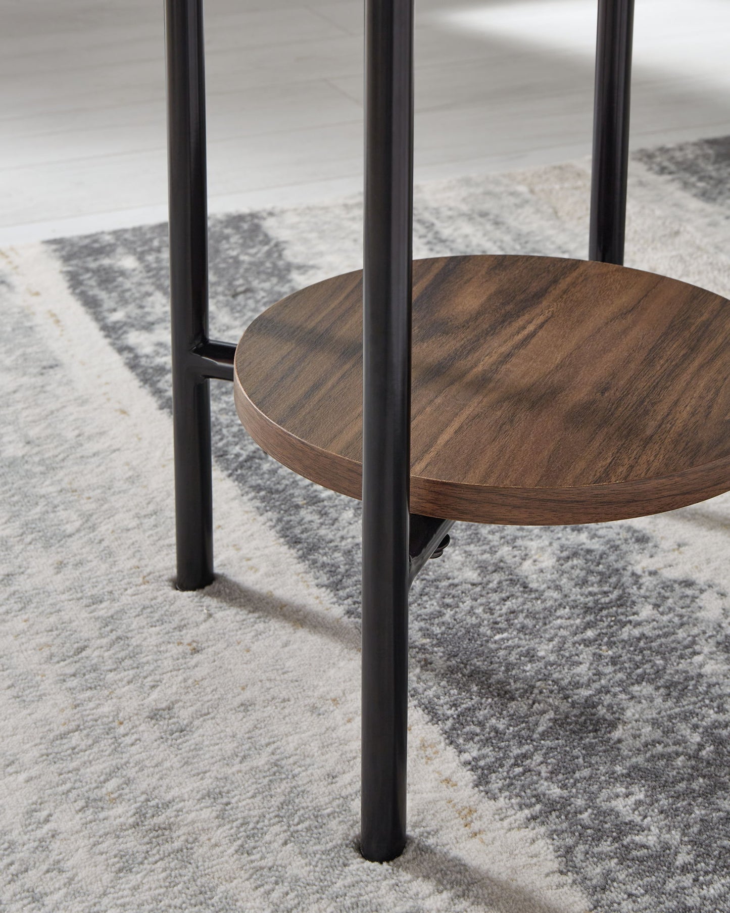 Wrenwich - Brown / Black / White - Occasional Table Set (Set of 3) - Hornell Furniture Outlet