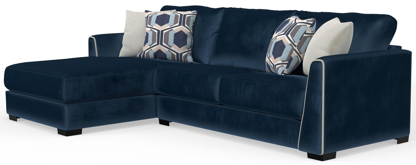 Jetson - Sectional With Comfort Coil Seat Cushions And Included Accent Pillows - Hornell Furniture Outlet