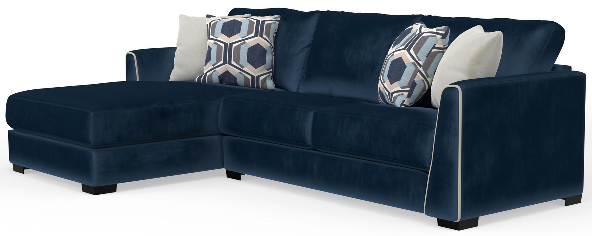 Jetson - Sectional With Comfort Coil Seat Cushions And Included Accent Pillows - Hornell Furniture Outlet