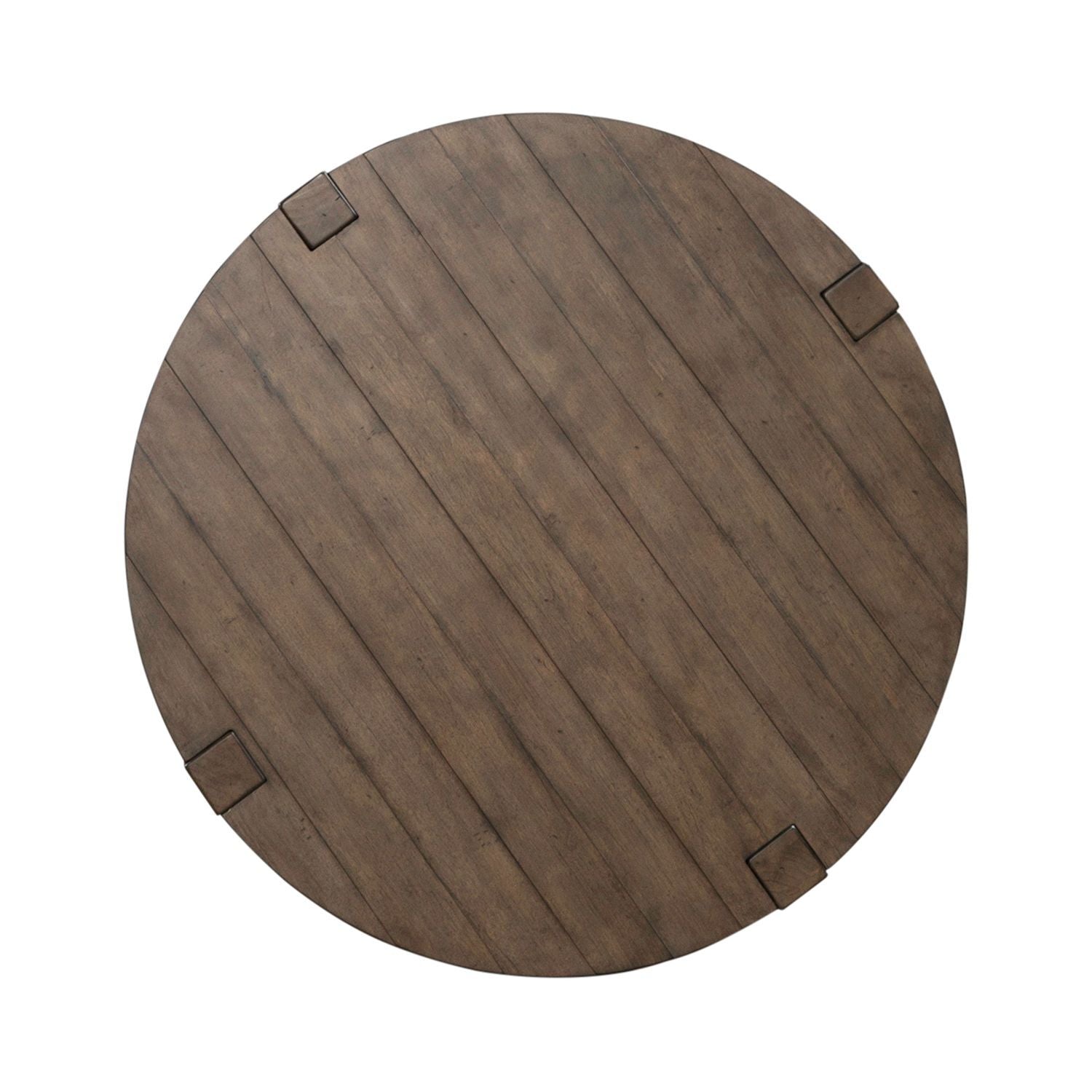 Broadmore - Round Cocktail Table - Brown - Hornell Furniture Outlet