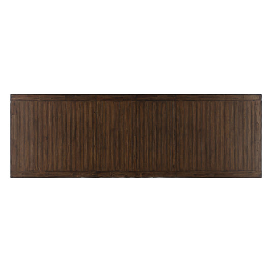 Auburn - Table With 2 / 20" Table Leaves - Dark Brown - Hornell Furniture Outlet
