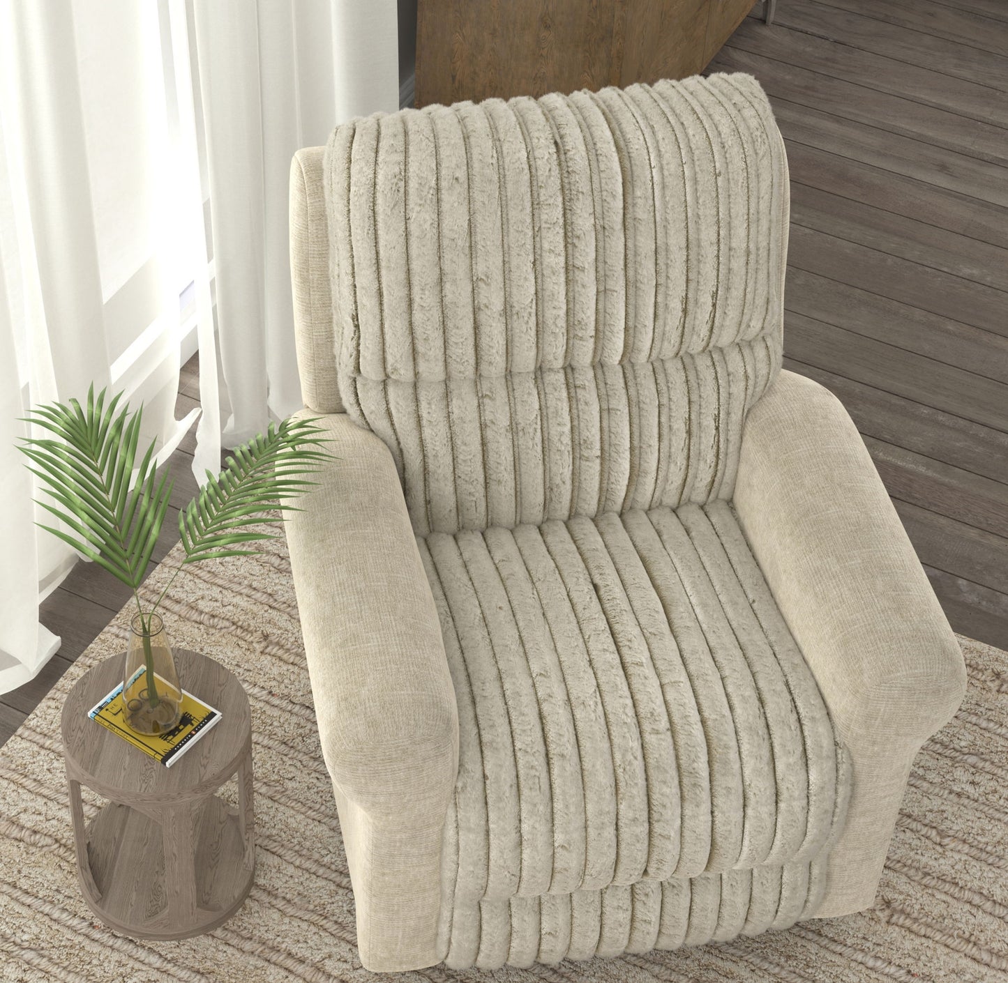 Foxy - Power Lay Flat Recliner With Zero Gravity - Hornell Furniture Outlet