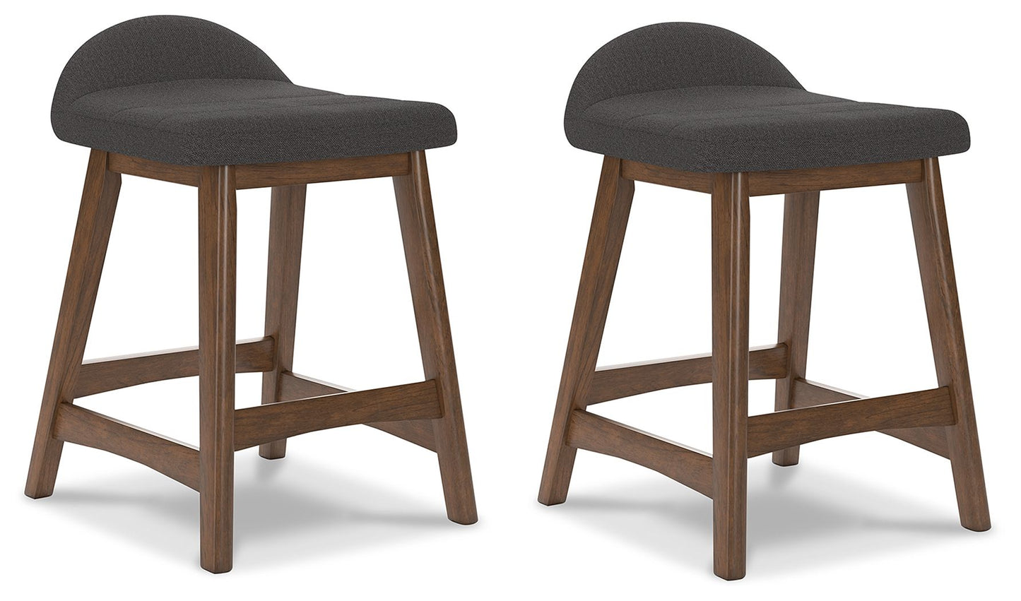 Lyncott - Upholstered Barstool (Set of 2) - Hornell Furniture Outlet