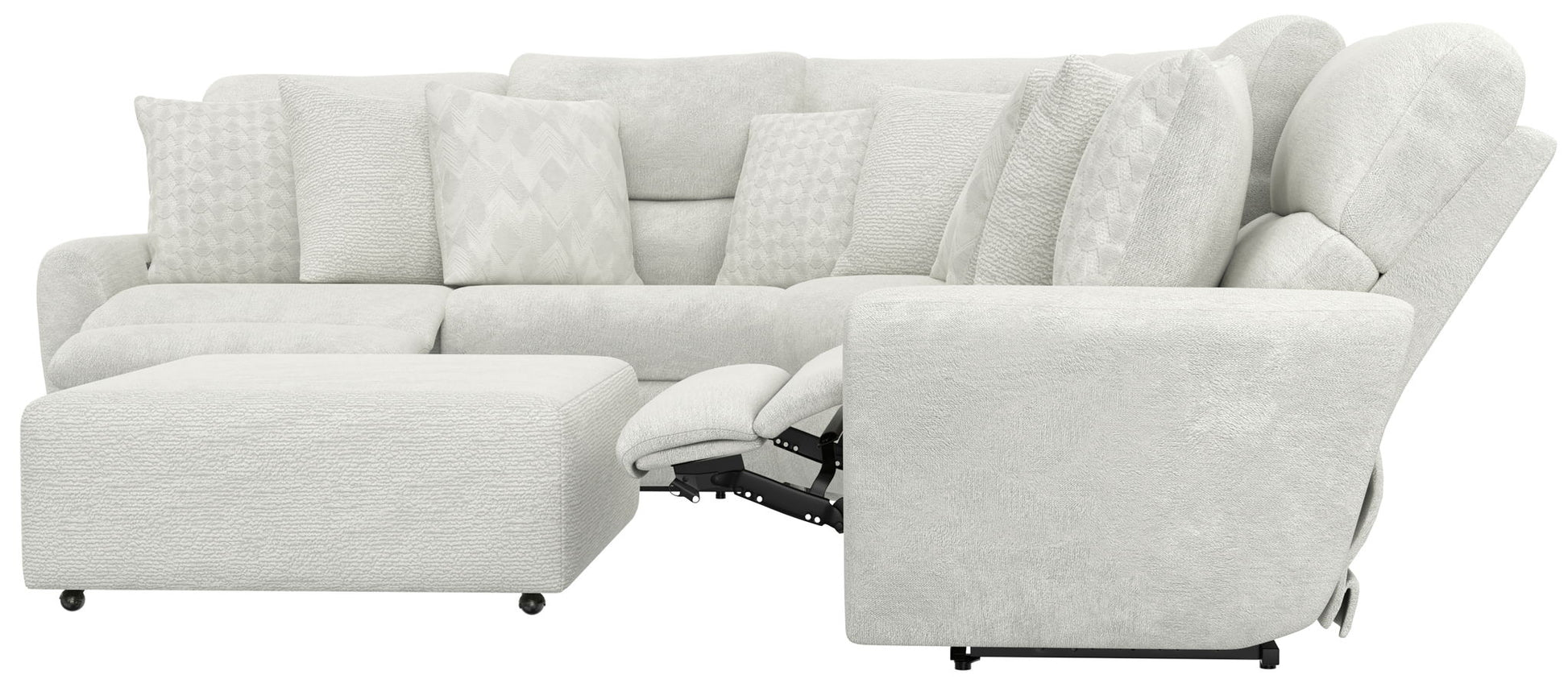 Majesty - Deep Seating Power Reclining Sectional - Hornell Furniture Outlet
