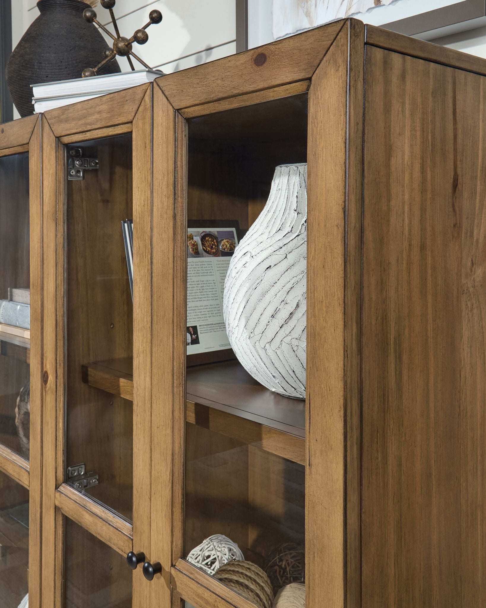 Wrenridge - Gray Brown - Accent Cabinet - Hornell Furniture Outlet