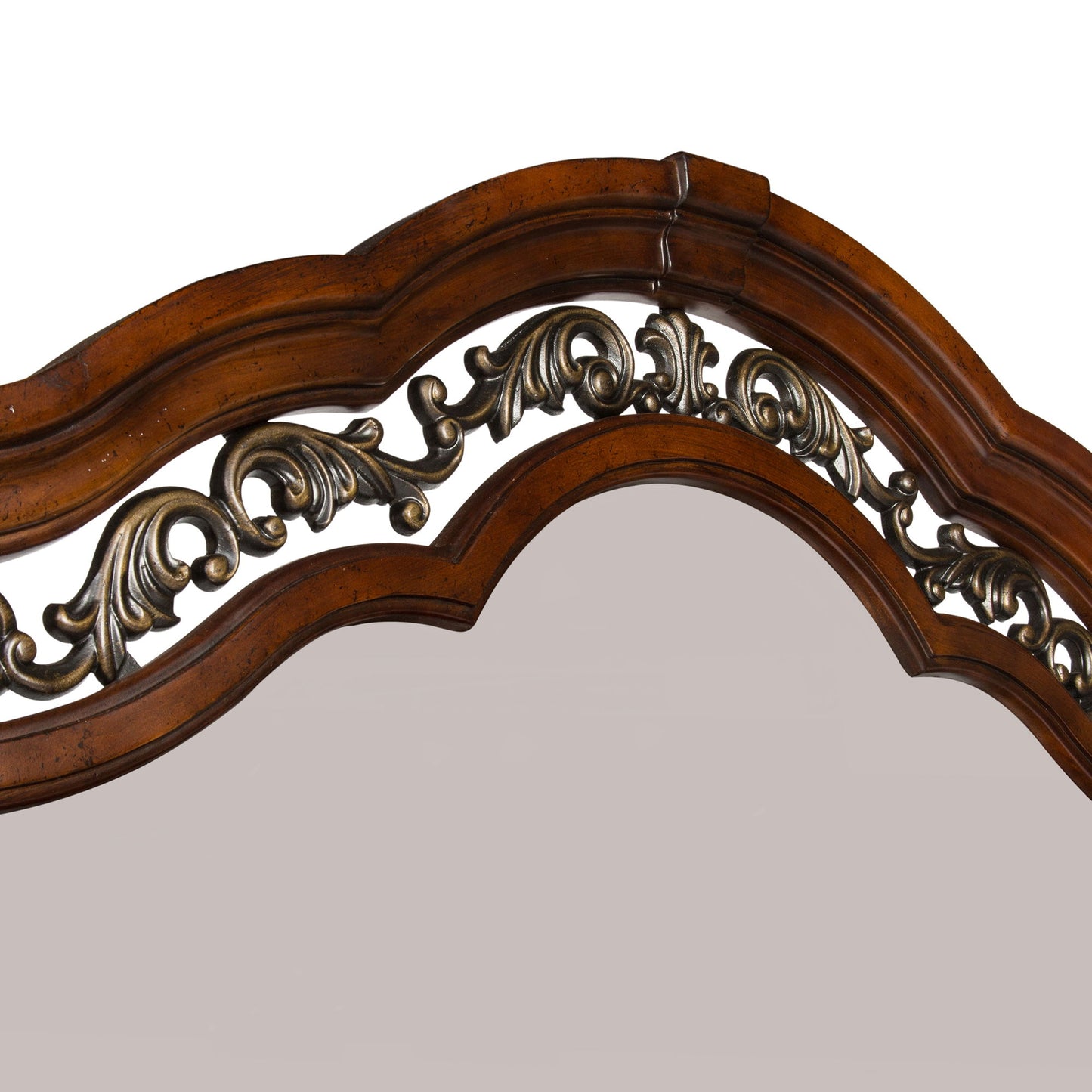 Messina Estates - Dresser & Mirror - Dark Brown - Hornell Furniture Outlet