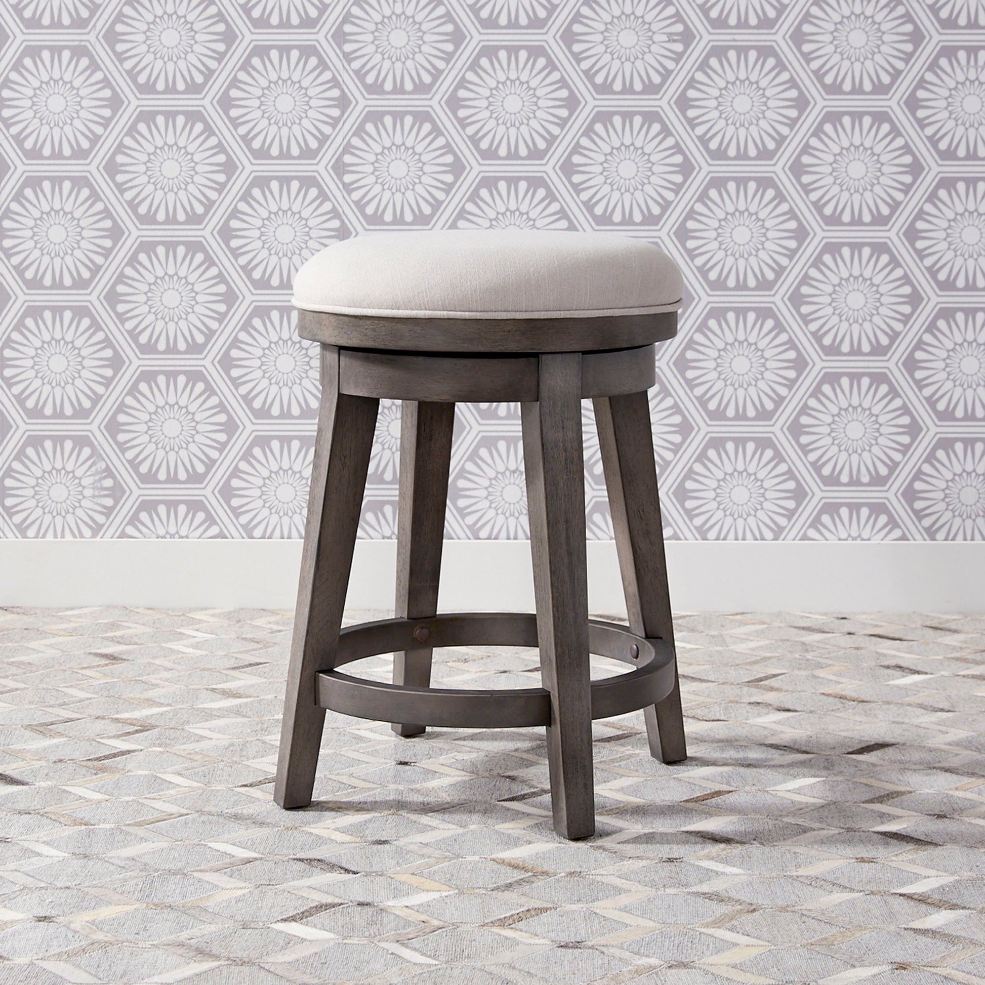 Modern Farmhouse - Console Swivel Stool - Hornell Furniture Outlet
