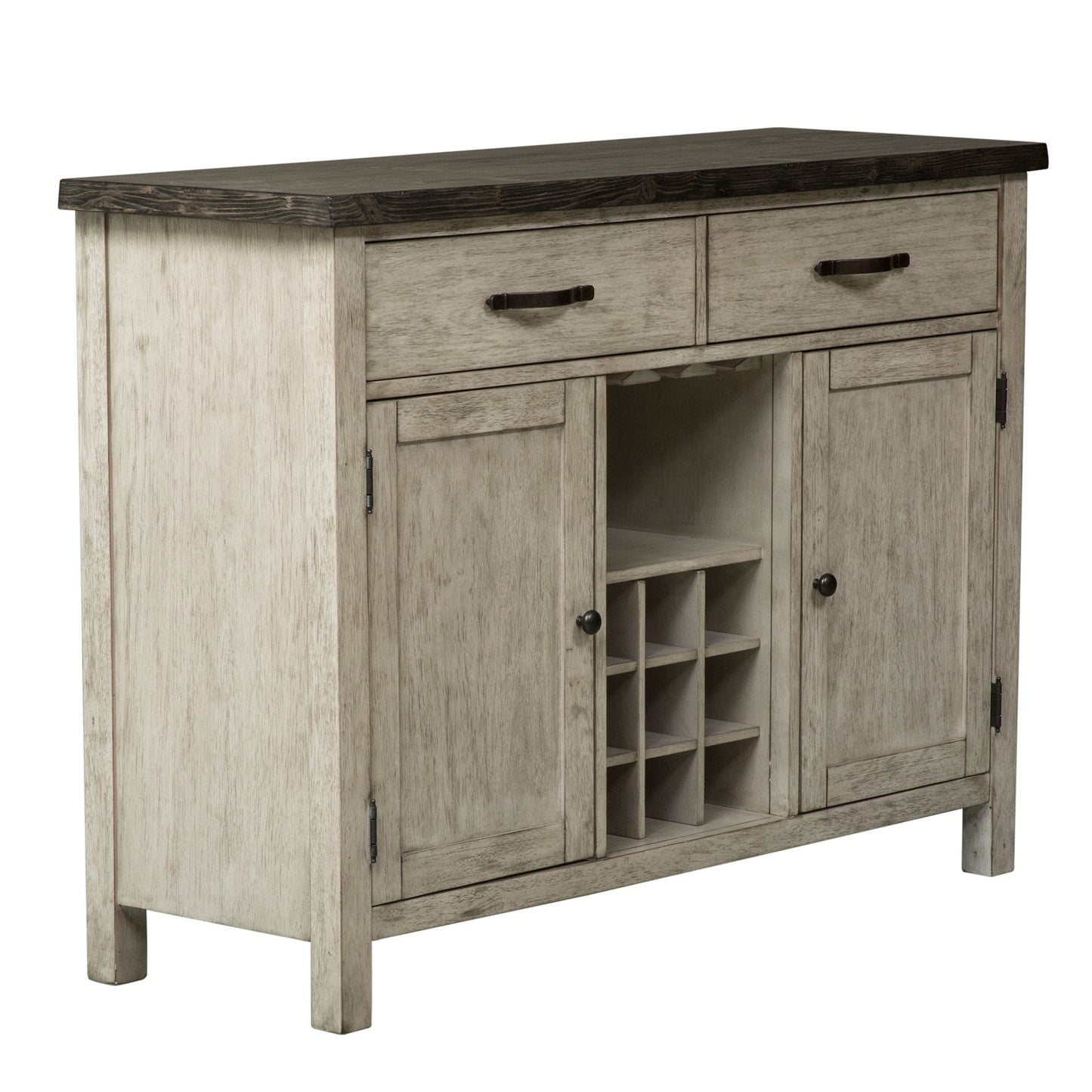 Willowrun - Sideboard - Rustic White - Hornell Furniture Outlet