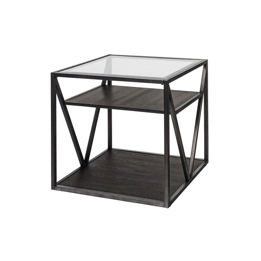 Arista - End Table - Dark Gray - Hornell Furniture Outlet