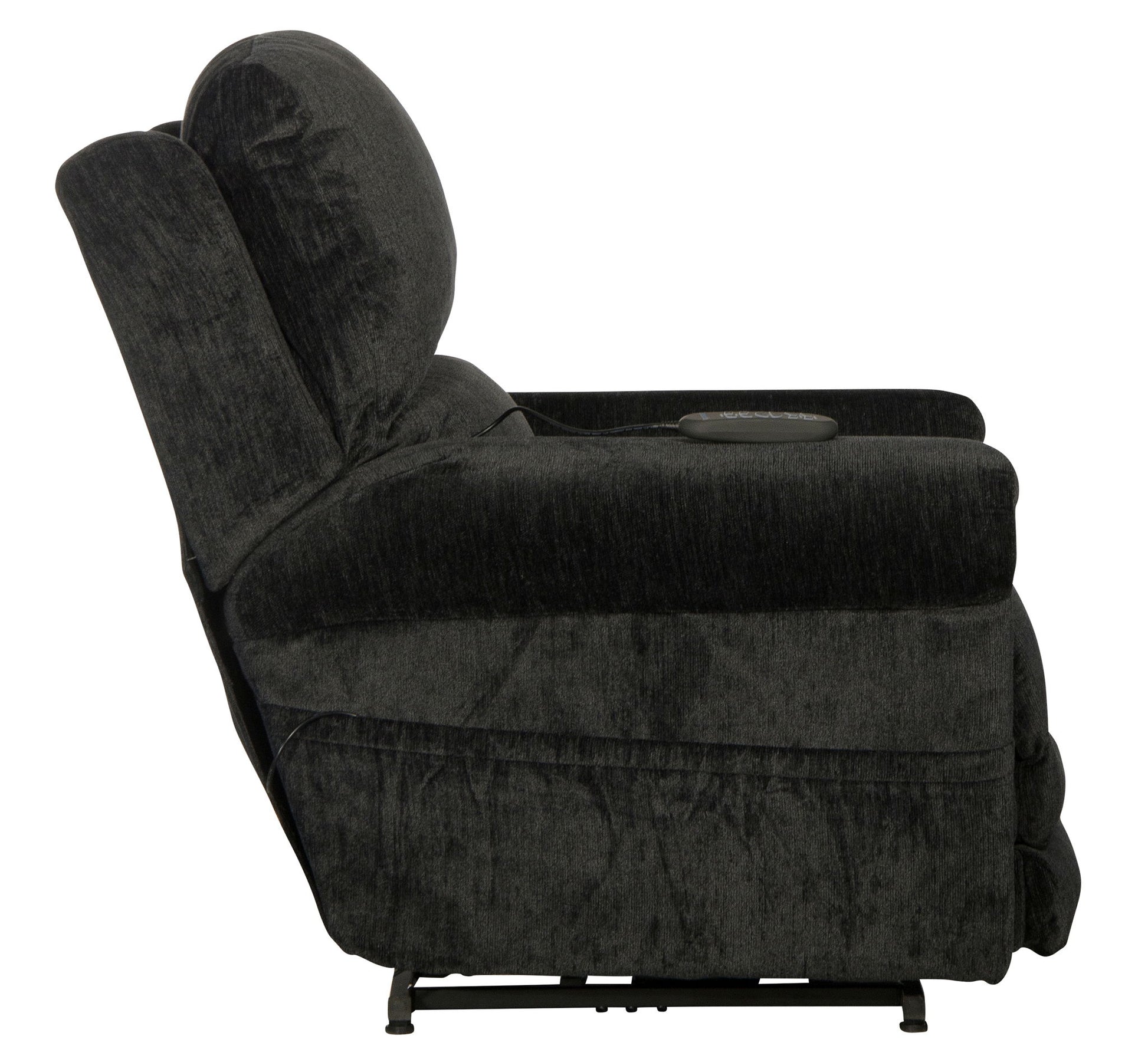 Warner - Power Headrest With Lumbar Power Lay Flat Recliner - Hornell Furniture Outlet