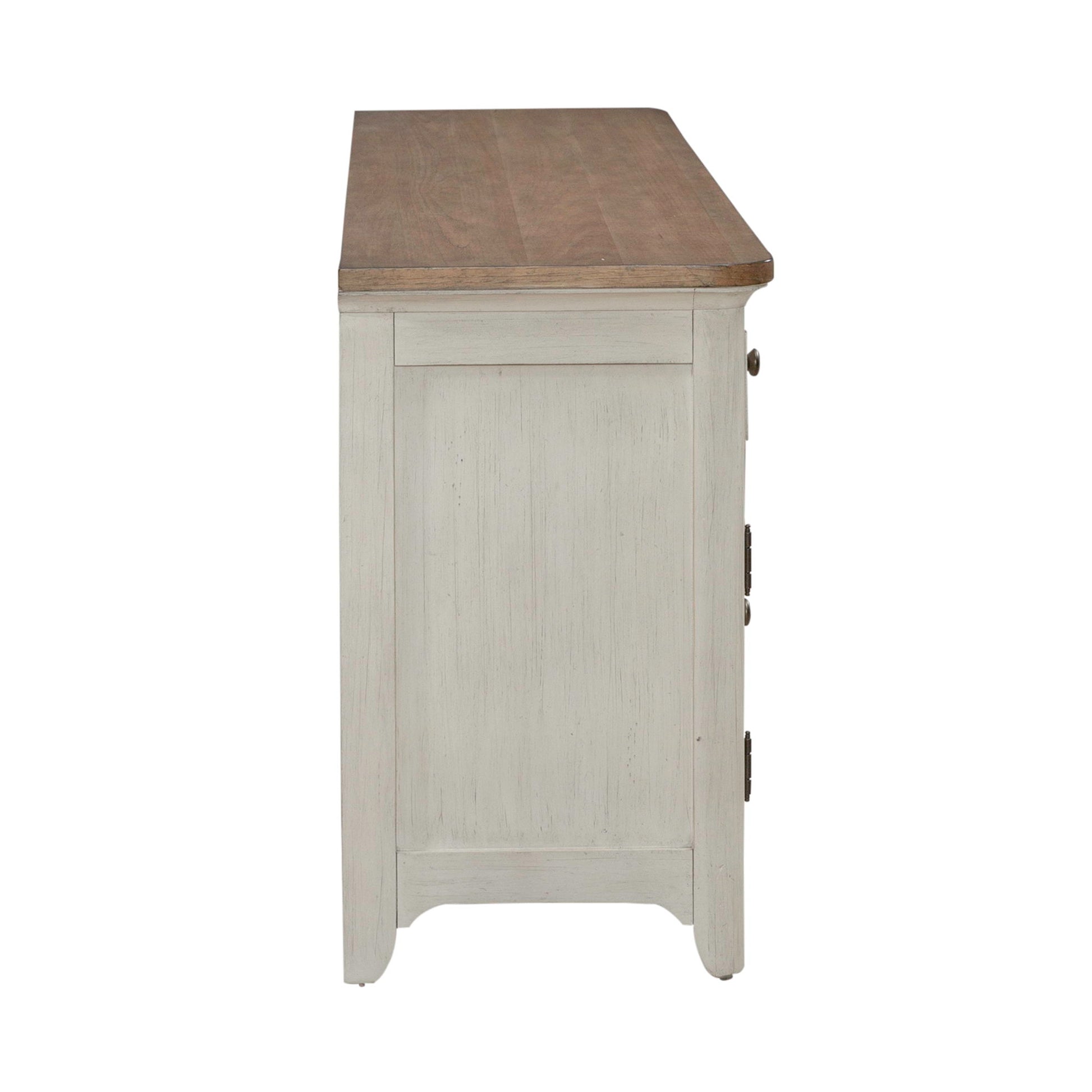 79" Fireplace TV Console - Medium Brown - Hornell Furniture Outlet