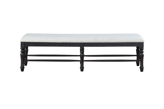 Odessa - Dining Bench - Black - Hornell Furniture Outlet