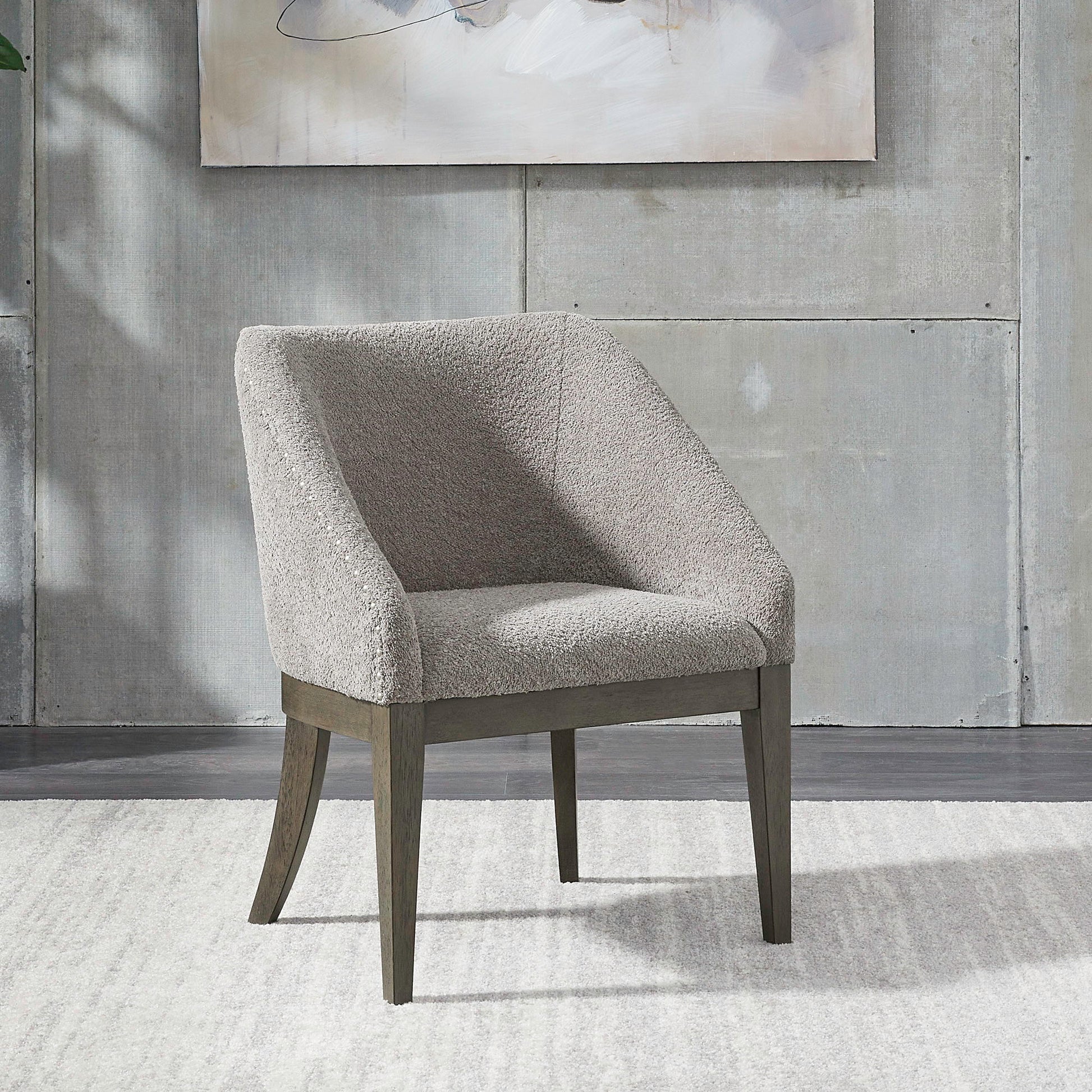 Cascade Falls - Upholstered Side Chair (RTA) - Satin Espresso - Hornell Furniture Outlet