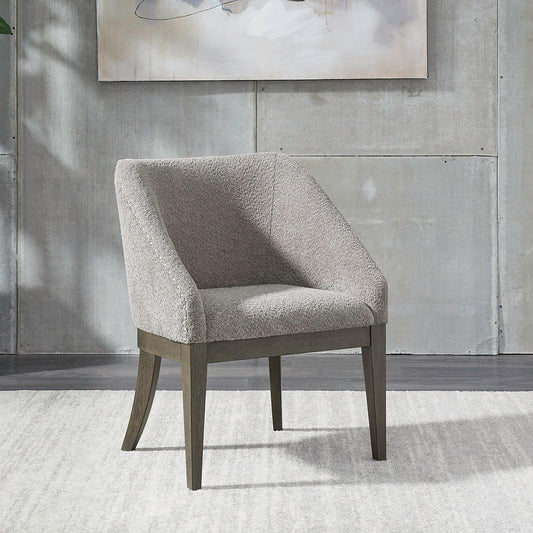 Cascade Falls - Upholstered Side Chair (RTA) - Satin Espresso - Hornell Furniture Outlet
