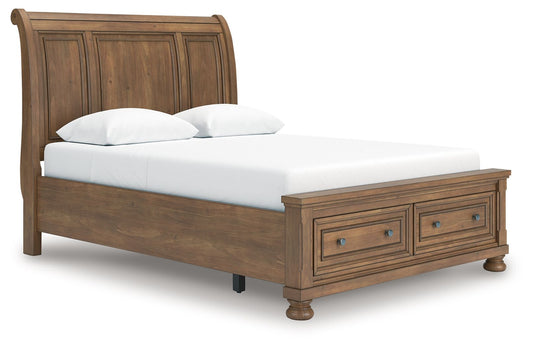 Feddinger - Storage Sleigh Bed - Hornell Furniture Outlet