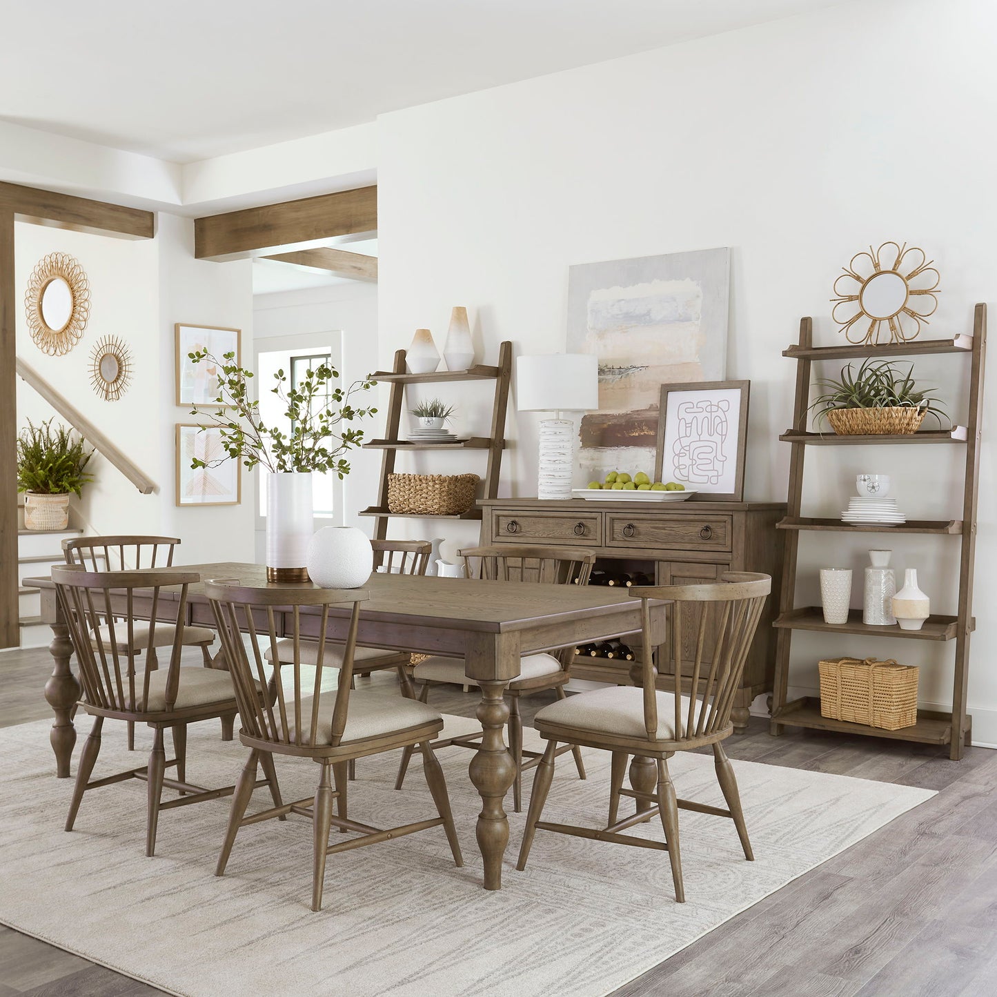 Americana Farmhouse - Rectangular Table Set - Hornell Furniture Outlet