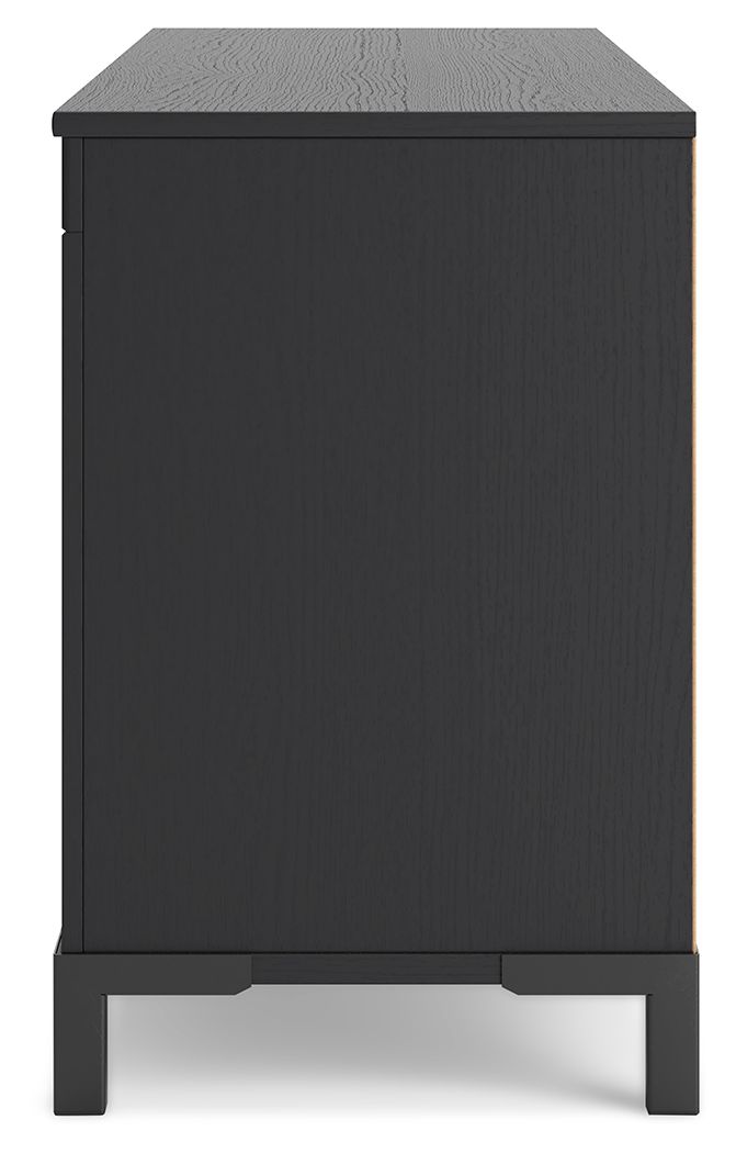 Cayberry - Black - TV Stand With Fireplace - Hornell Furniture Outlet