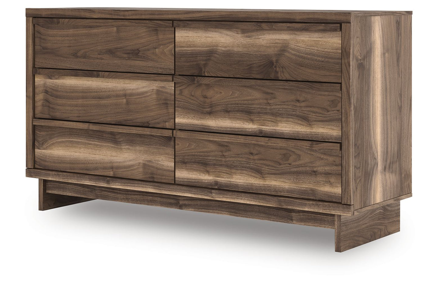 Chirason - Brown - Six Drawer Dresser - Hornell Furniture Outlet