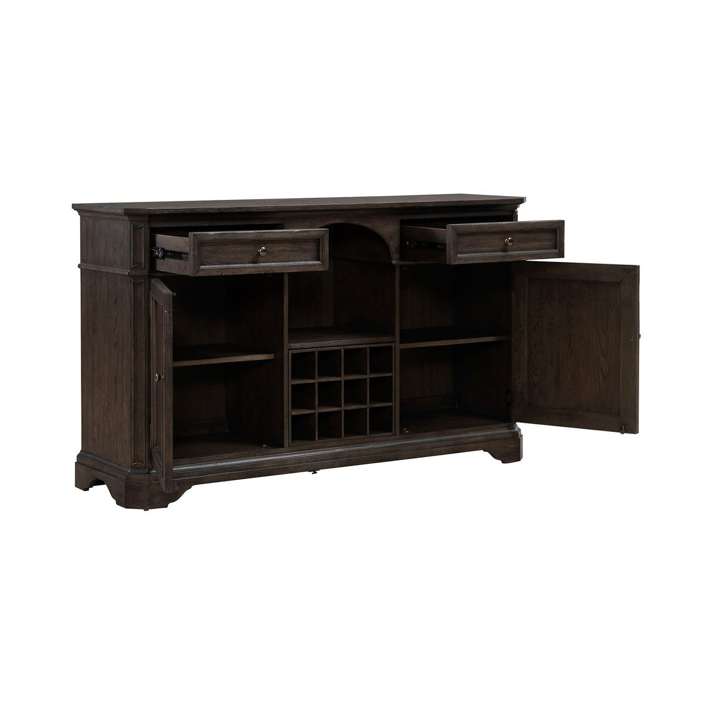 Grant Park - Wine Buffet - Brown - Hornell Furniture Outlet