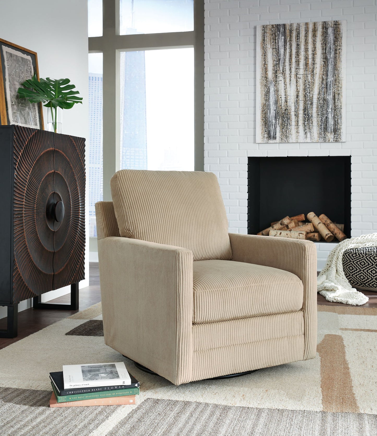 Icaman - Swivel Chair - Hornell Furniture Outlet